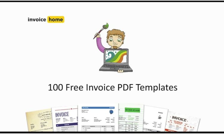 100 Free Invoice Pdf Templates