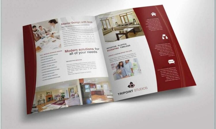 11x17 Half Fold Brochure Template Indesign