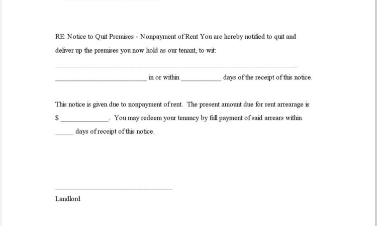 3 Day Eviction Notice Template Ohio