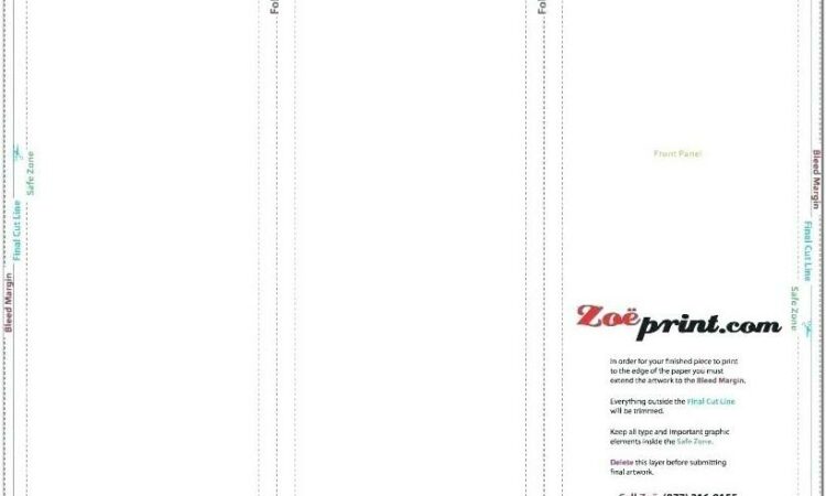 3 Fold Brochure Template Indesign