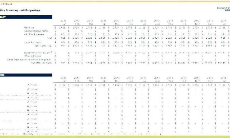 3 Year Income Statement Projection Template