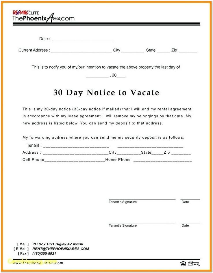 30 Day Eviction Notice California Template