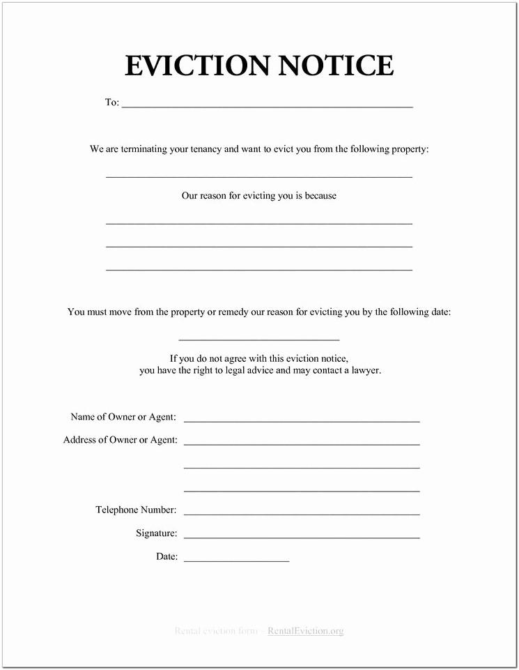 30 Day Roommate Eviction Notice Template
