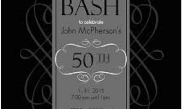 50th Birthday Invitation Templates Microsoft Word