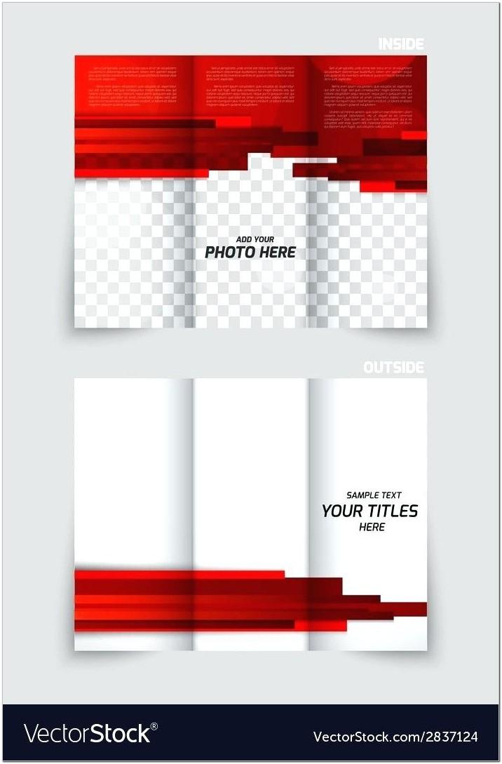 A4 Tri Fold Brochure Template Illustrator