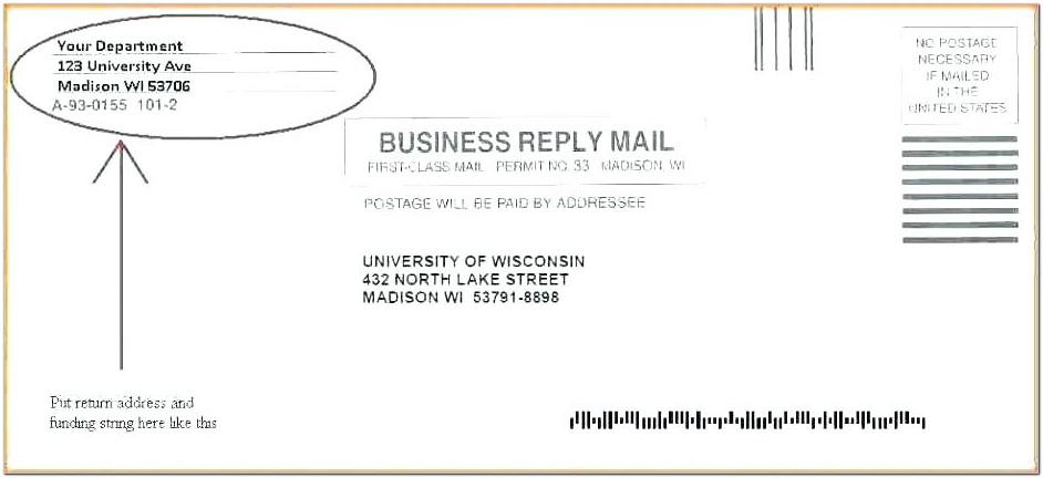 A7 Envelope Return Address Template