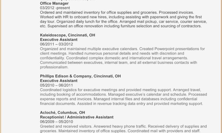 Administrative Assistant Resume Template