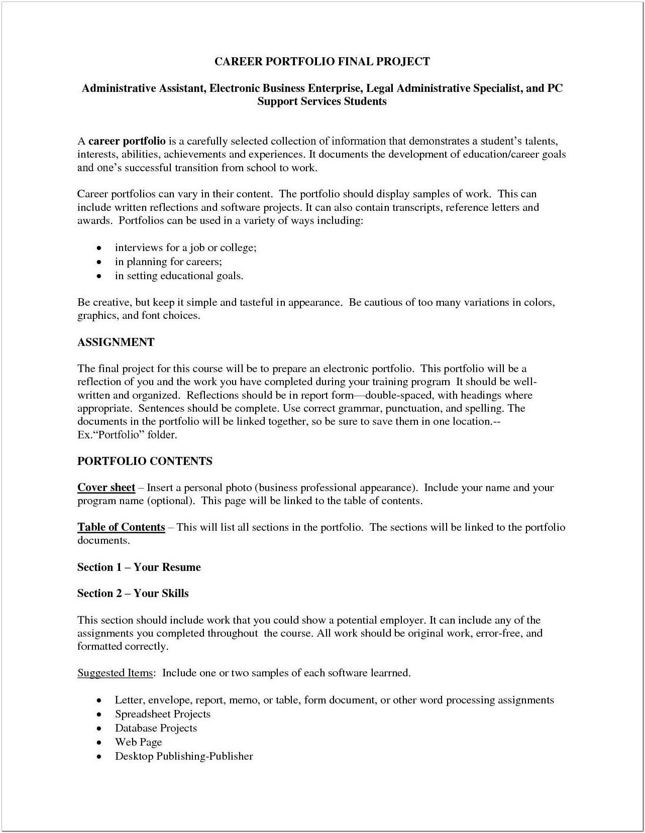 Administrative Assistant Resume Templates Free
