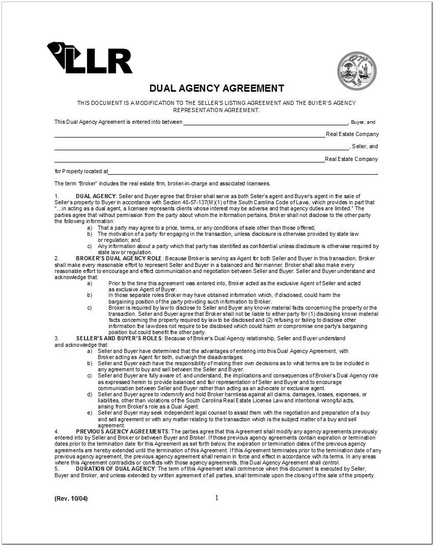 Agency Agreement Template Free