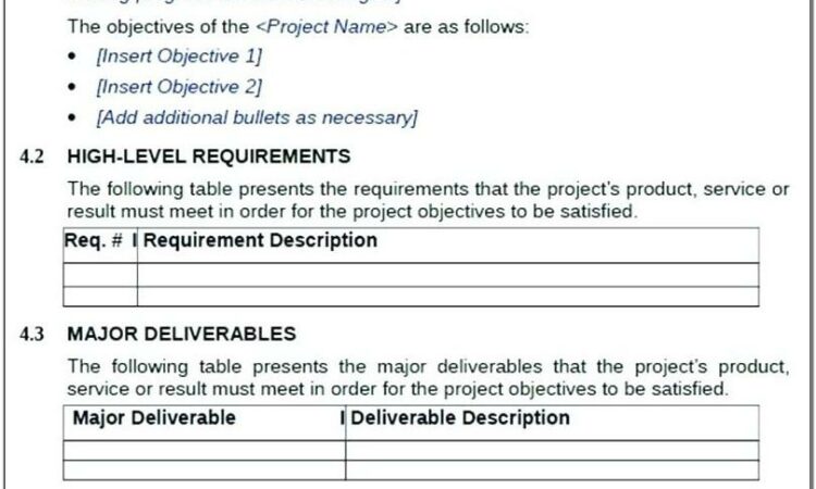 Agile Project Charter Document