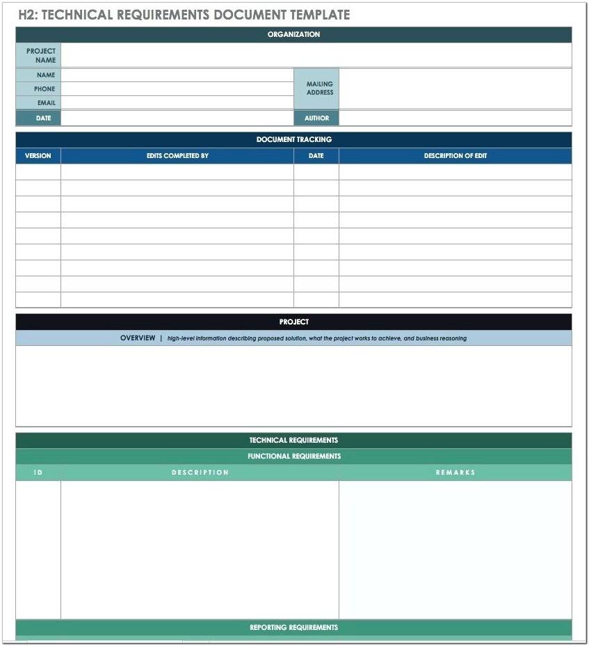 Agile Requirements Document Example