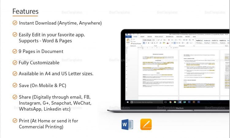 Agreement Template For Contractors