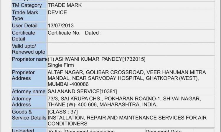 Air Conditioning Repair Invoice Template