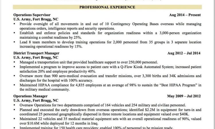 Aircraft Technician Cv Template