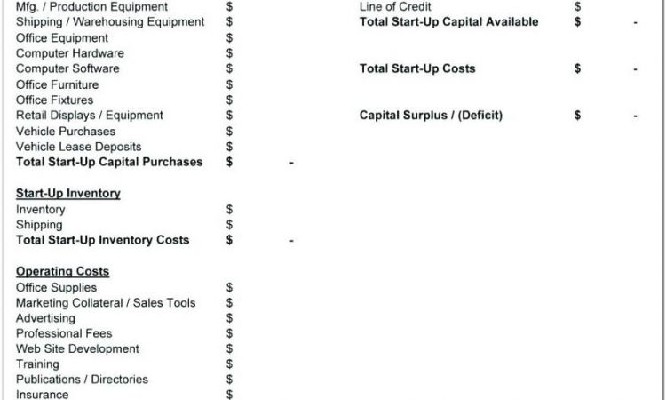 Airlines Business Plan Template