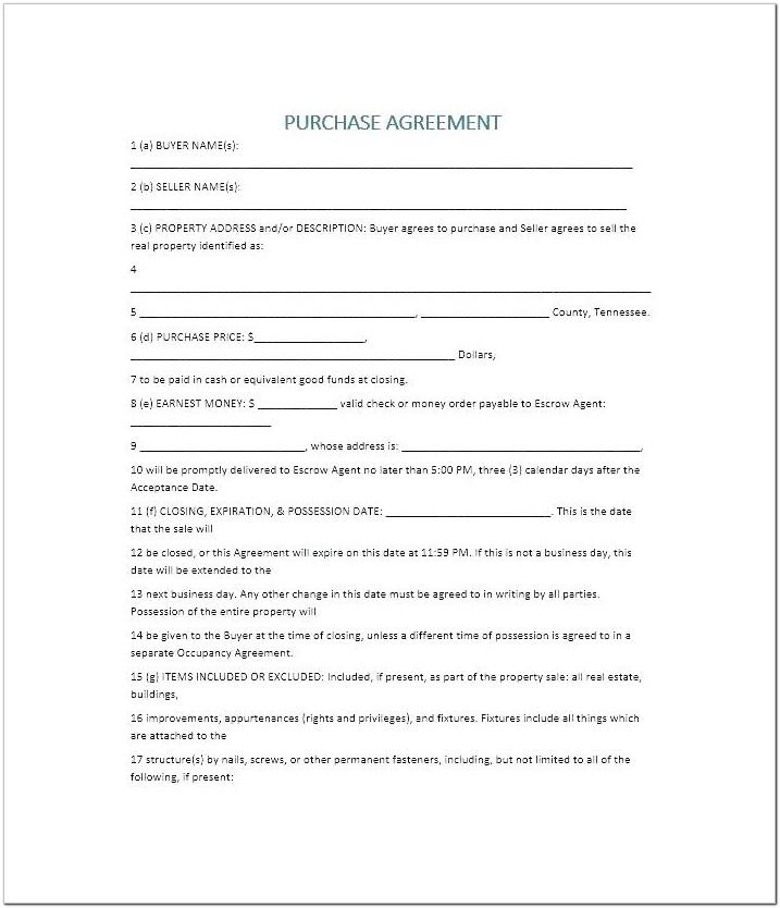 Alabama Real Estate Sales Contract Template