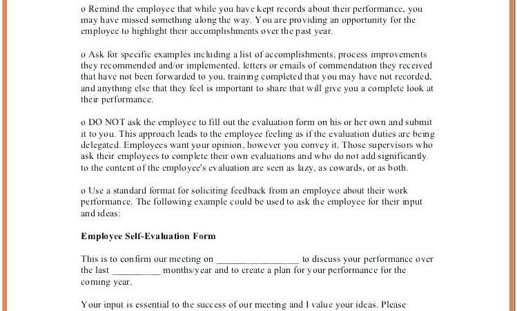 Annual Employee Review Sample