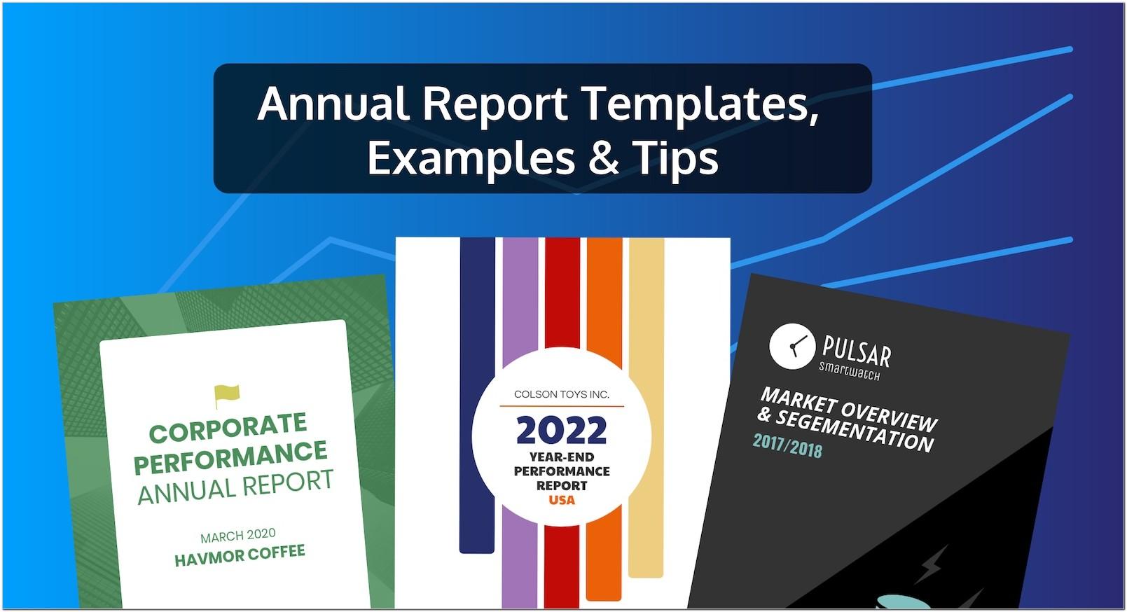 Annual Report Ppt Template Free Download