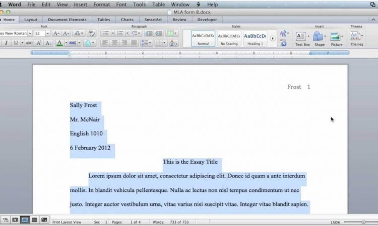 Apa Template For Mac Word 2011