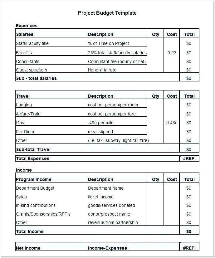 Apple Numbers Expense Report Template