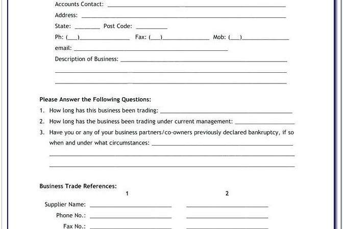 Application Form Template Word Uk