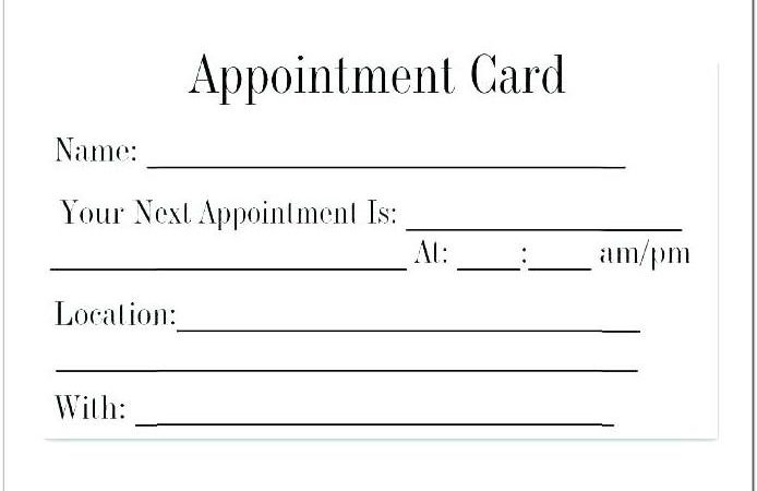 Appointment Reminder Letter Template Free