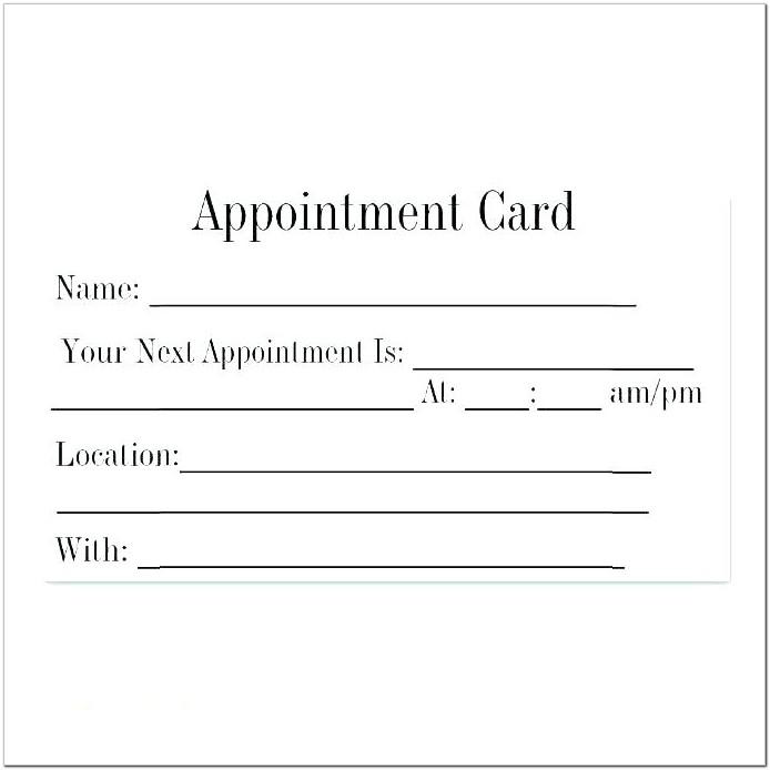 Appointment Reminder Letter Template Free