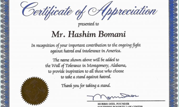 Appreciation Certificate Template Word