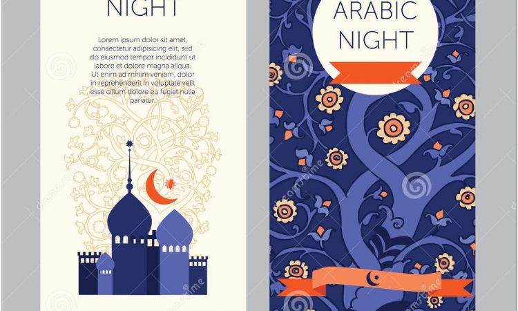 Arabian Nights Invitation Template Free