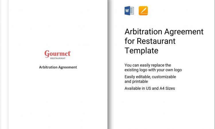 Arbitration Agreement Template Doc