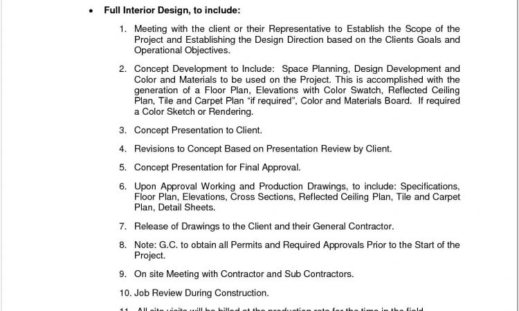 Architect Contract Template Uk