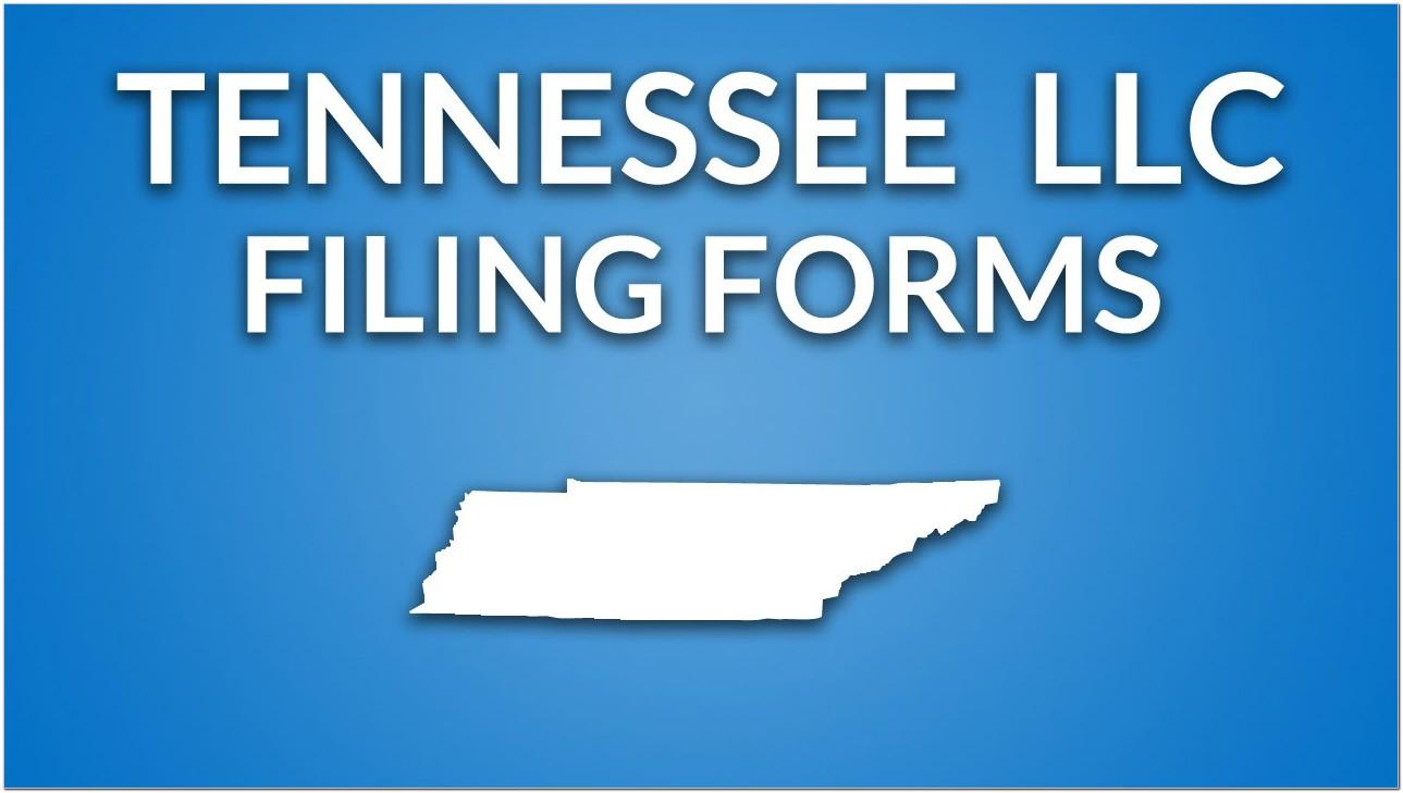 Articles Of Organization Llc Template Tennessee