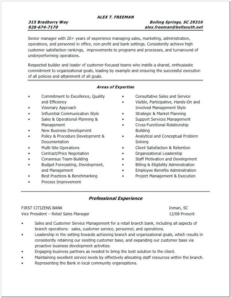 Assistant Manager Cv Example Uk