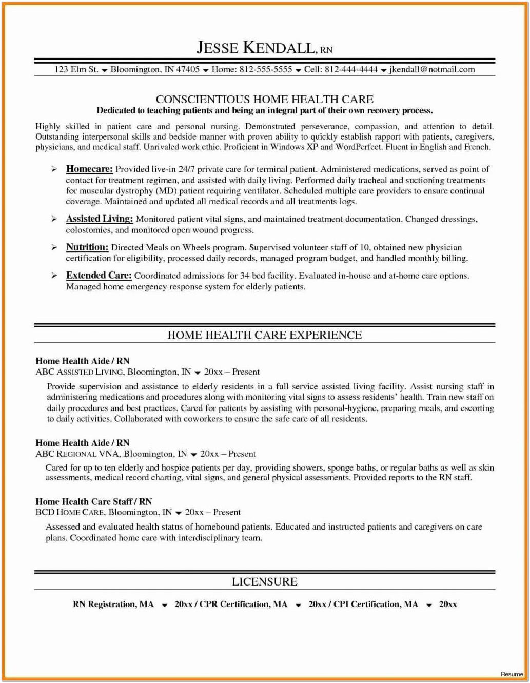 Assisted Living Care Plan Sample