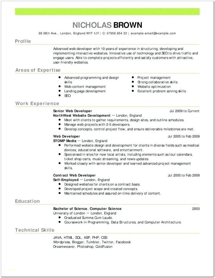 Ats Friendly Resume Template Word