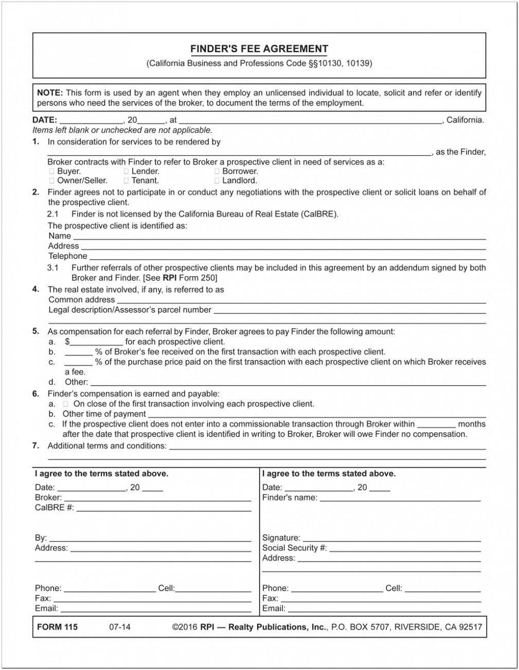 Attorney Referral Fee Agreement Sample