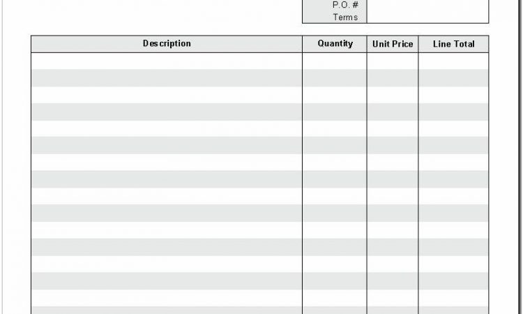 Australian Contractor Invoice Template