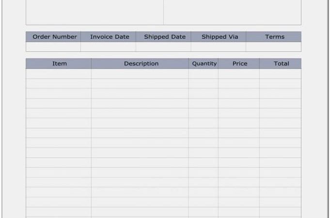 Australian Invoice Template Word