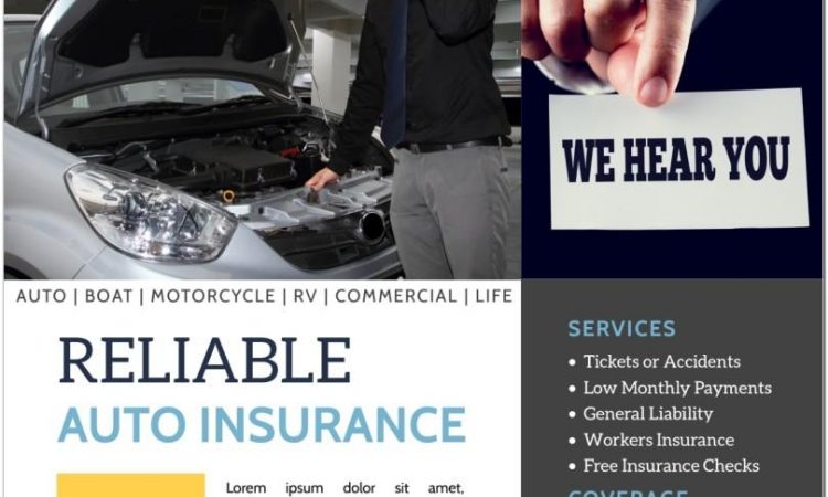 Auto Insurance Flyer Template