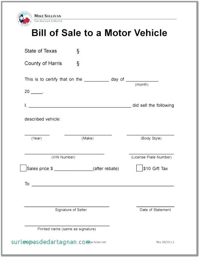 Automobile Sales Contract Form
