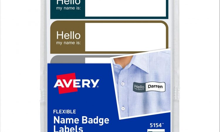 Avery Badge Template 74459