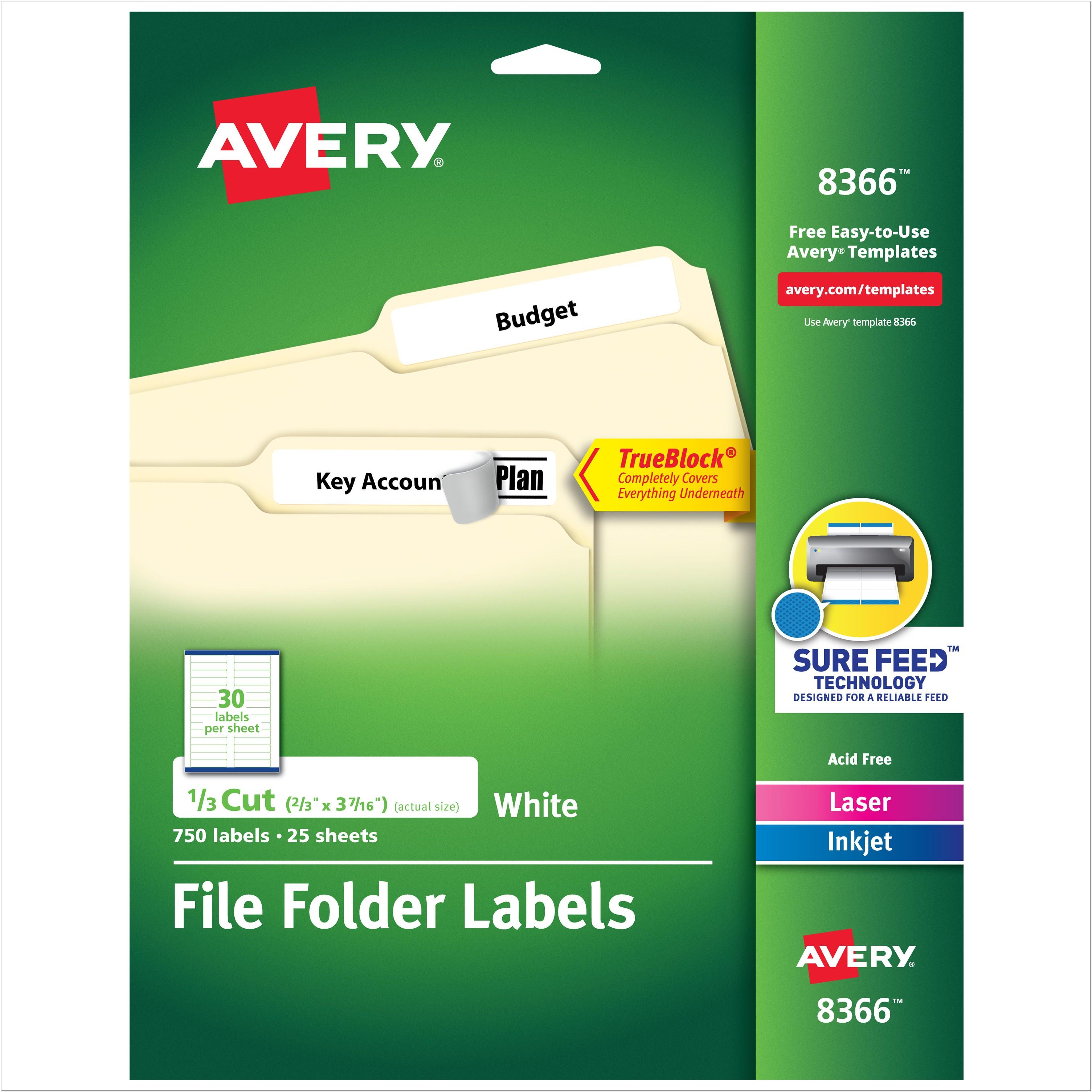 Avery File Folder Template For Mac