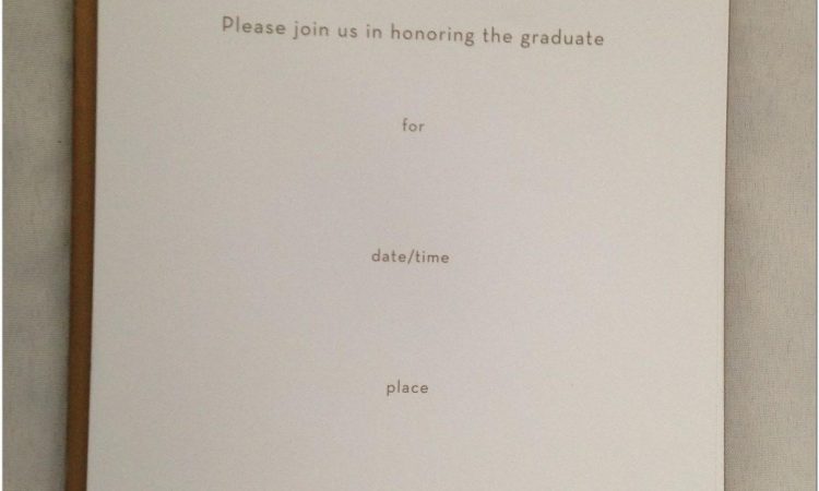 Avery Graduation Invitation Templates