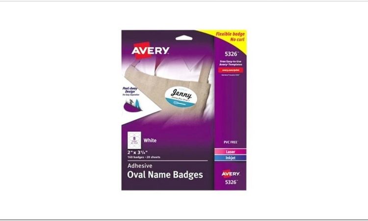 Avery Name Badges Template 74541