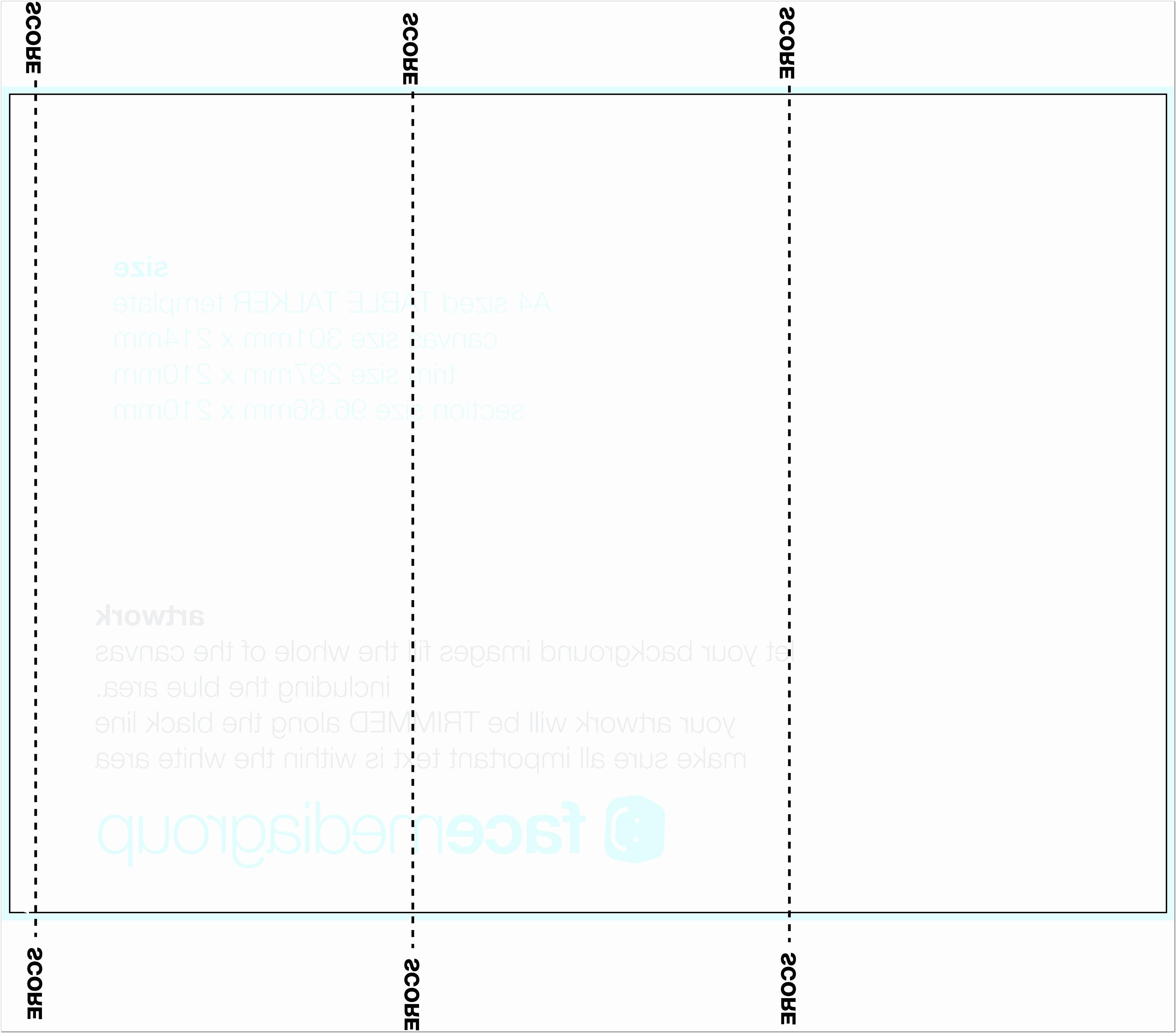 Avery Table Tent Template 5305