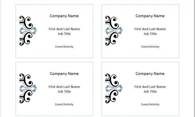 Avery Template For Name Badges