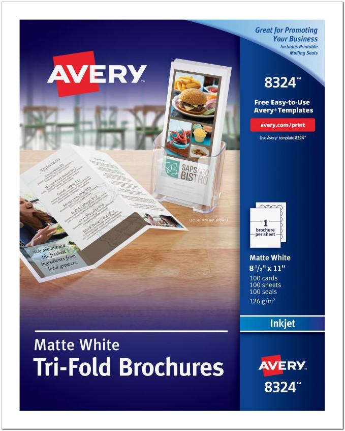 Avery Tri Fold Brochure Template Landscape