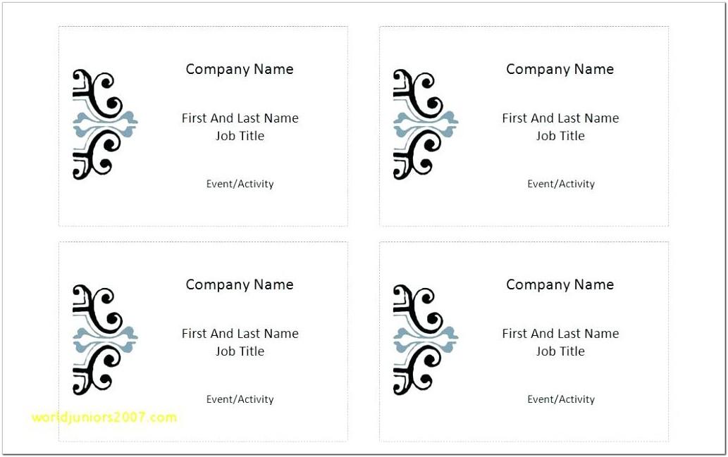 Avery White Adhesive Name Badges 8395 Template