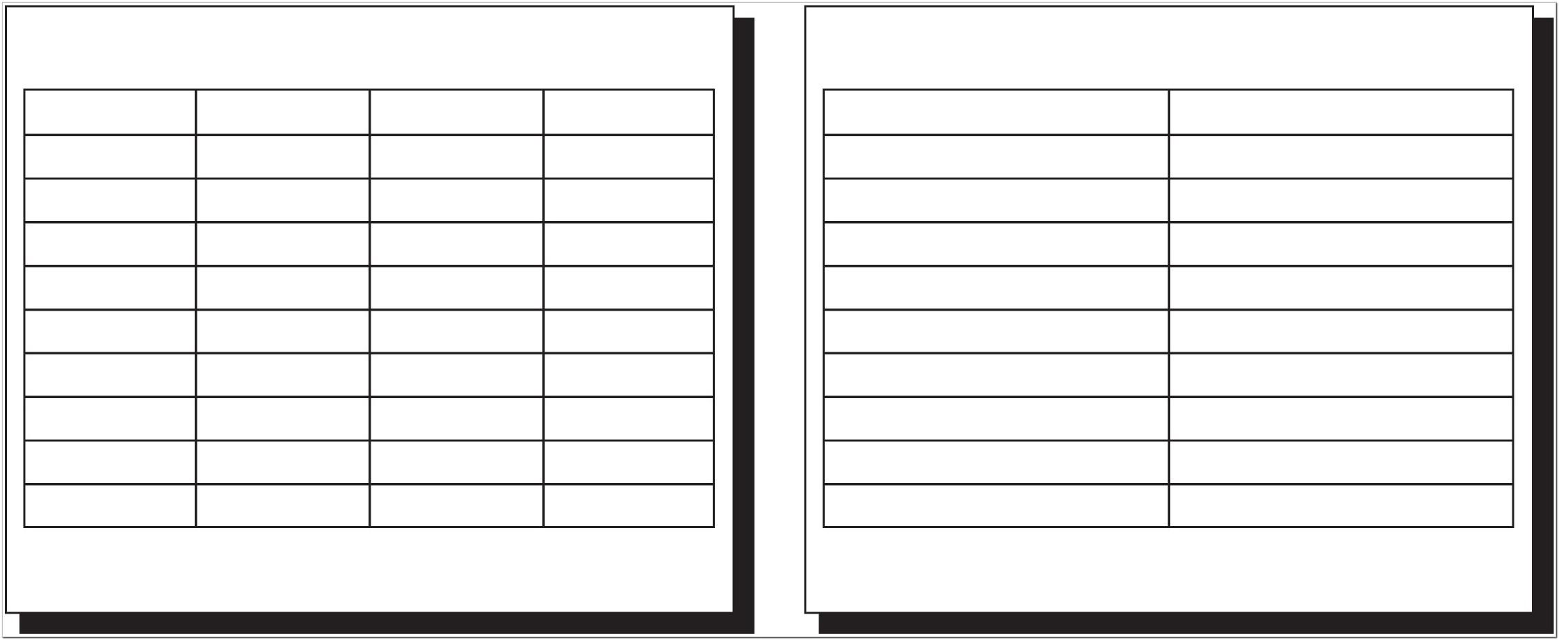 Avery Worksaver Tab Inserts Template 11136