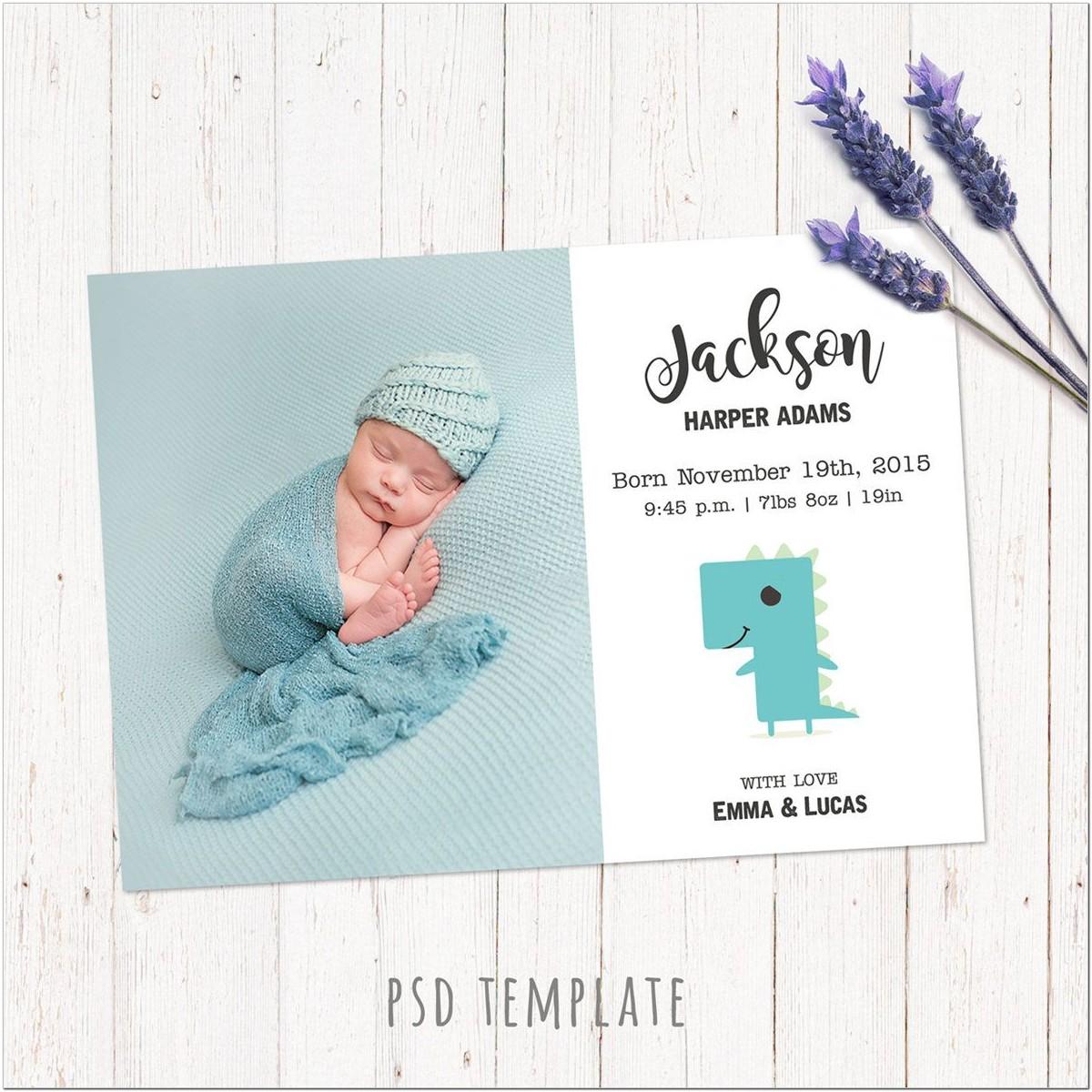 Baby Announcement Template Download